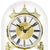 AMS Table Clock 23 cm Brass • Quartz Movement • Roman Numerals