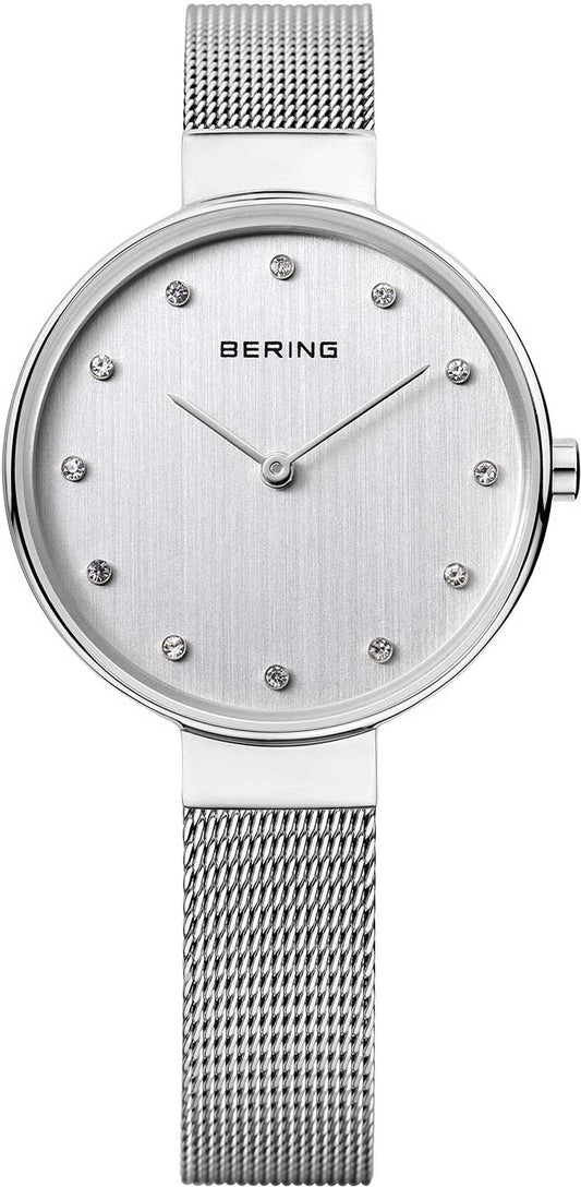 Montre pour femme Bering Classic 12034-000 • Verre saphir • Bracelet milanais