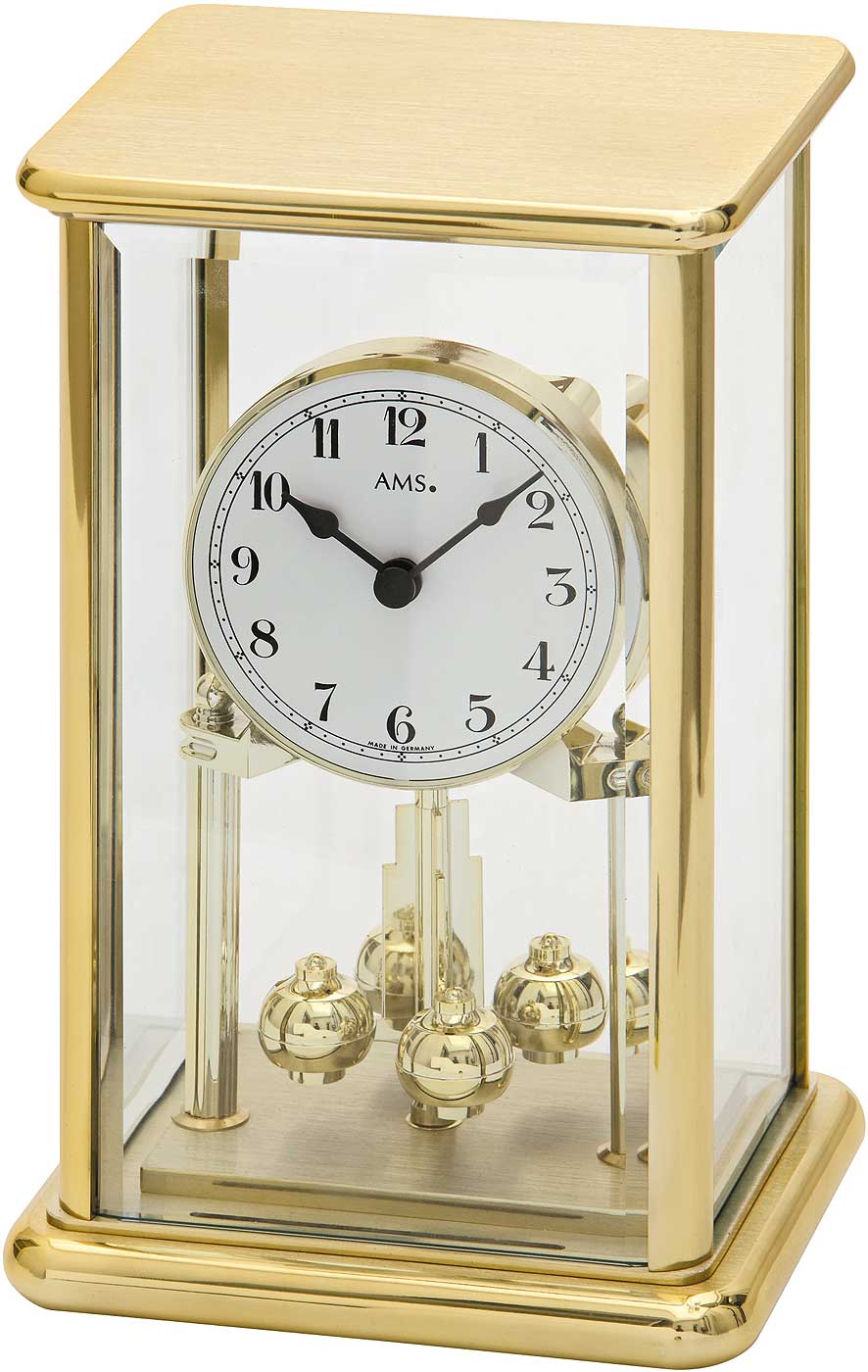 AMS Table Clock 23x14x12 cm Metal • Quartz Movement • Timeless Design