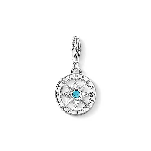 Charm Anhänger Kompass - 925 Sterlingsilber