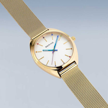 Bering 127220-36-334 Women's Watch • Scratch-Resistant Sapphire Glass • Fine Milanese Bracelet