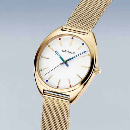 Bering 127220-36-334 Women's Watch • Scratch-Resistant Sapphire Glass • Fine Milanese Bracelet