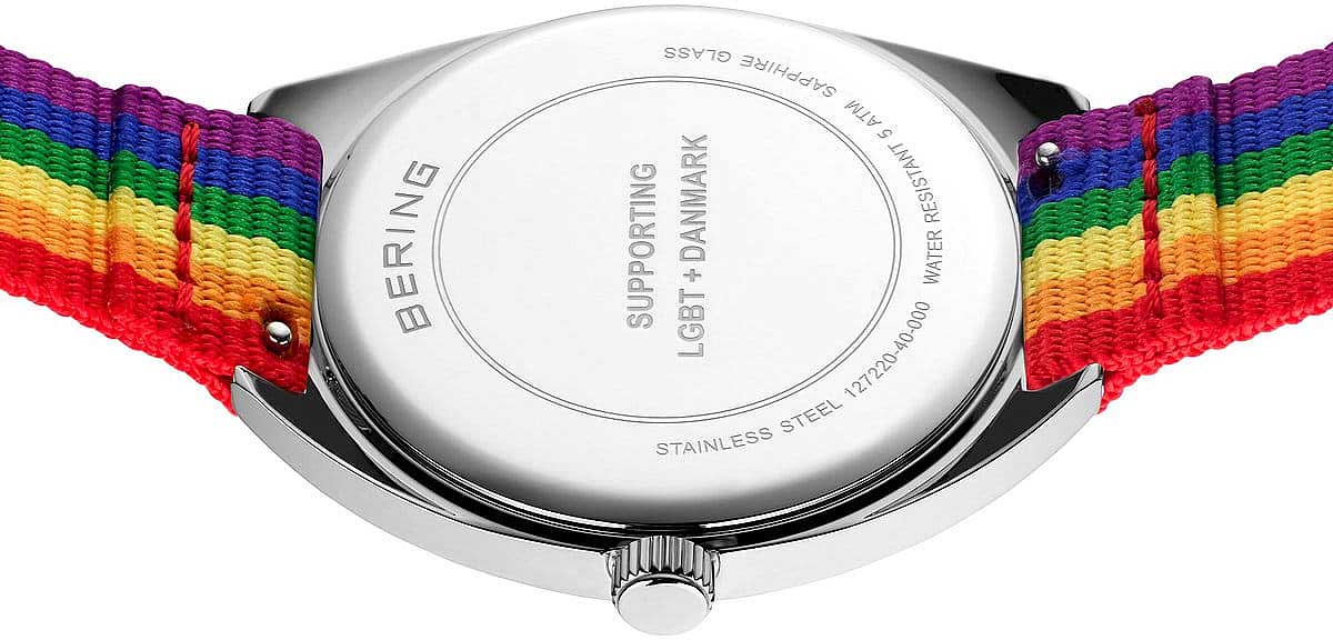 Bering Freedom 127220-40-000 Uhr • Kratzfestes Saphirglas • Feines Milanaise-Armband