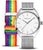 Bering Freedom 127220-40-000 Uhr • Kratzfestes Saphirglas • Feines Milanaise-Armband