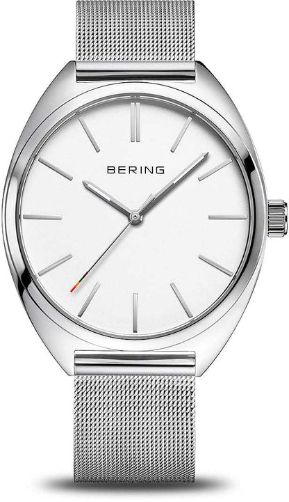 Bering Freedom 127220-40-000 Uhr • Kratzfestes Saphirglas • Feines Milanaise-Armband