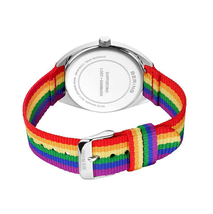 Bering Freedom 127220-40-000 Uhr • Kratzfestes Saphirglas • Feines Milanaise-Armband