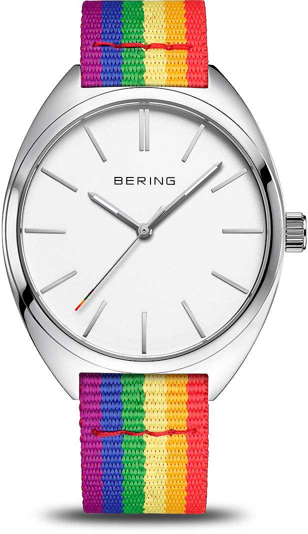 Bering Freedom 127220-40-000 Uhr • Kratzfestes Saphirglas • Feines Milanaise-Armband