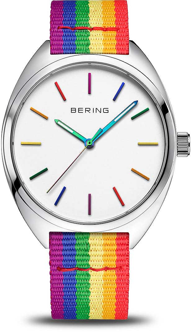 Bering Freedom 127220-40-004 Uhr • Kratzfestes Saphirglas • Feines Milanaise-Armband