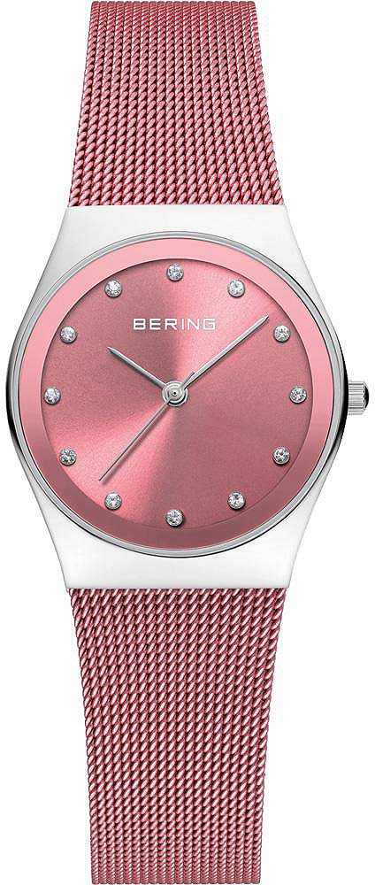 Bering Classic 12927-989 Damenuhr • Kratzfestes Saphirglas • Feines Milanaise-Armband