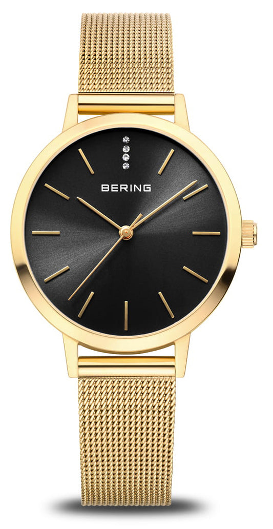 Bering Classic 13434-332 Damen Uhr • Saphirglas • Mesh-Armband