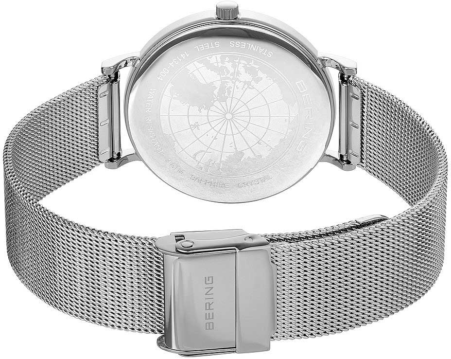 Montre pour femme Bering 14134-008 • Verre saphir • Bracelet milanais