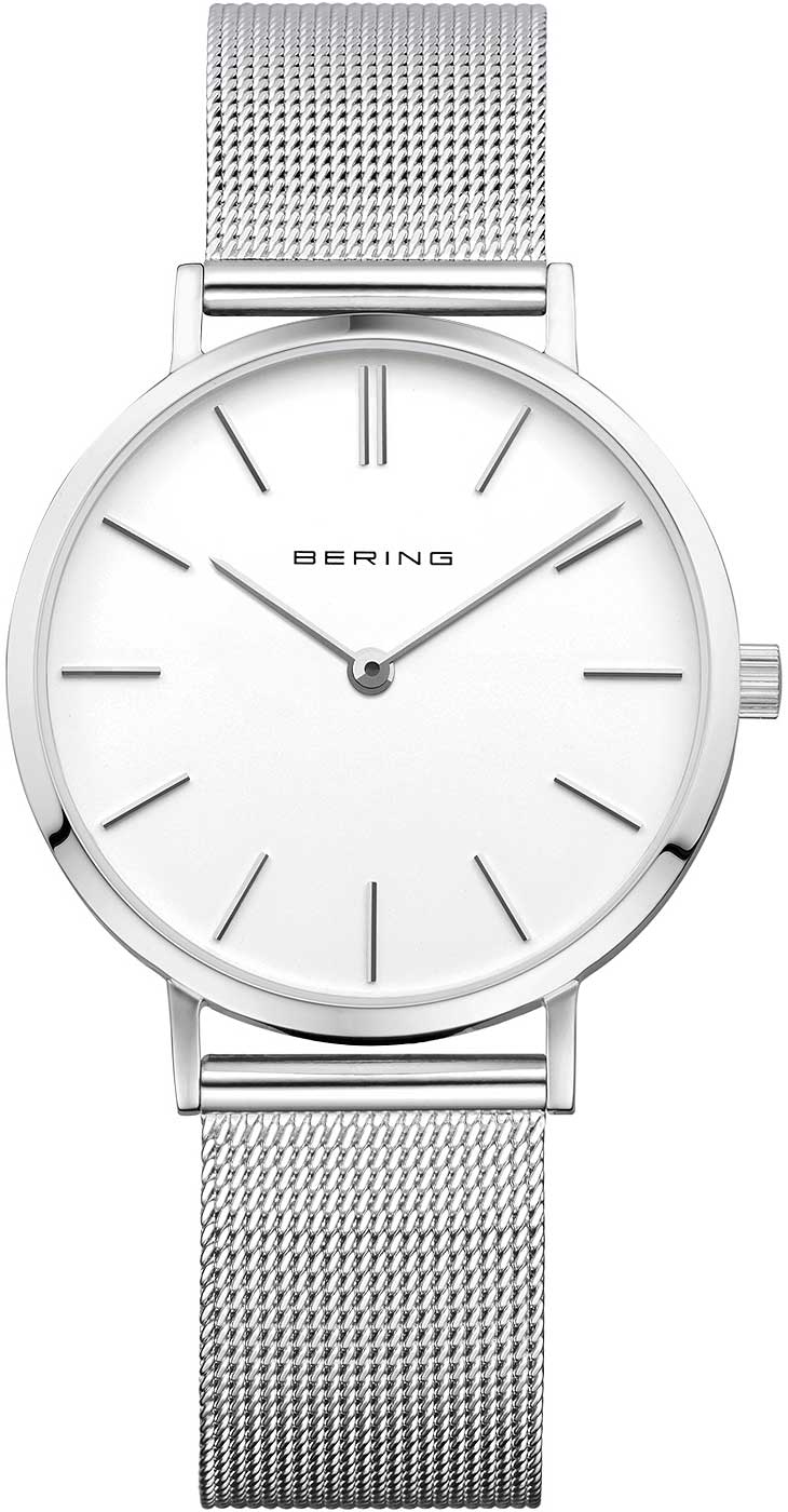 Montre pour femme Bering 14134-008 • Verre saphir • Bracelet milanais