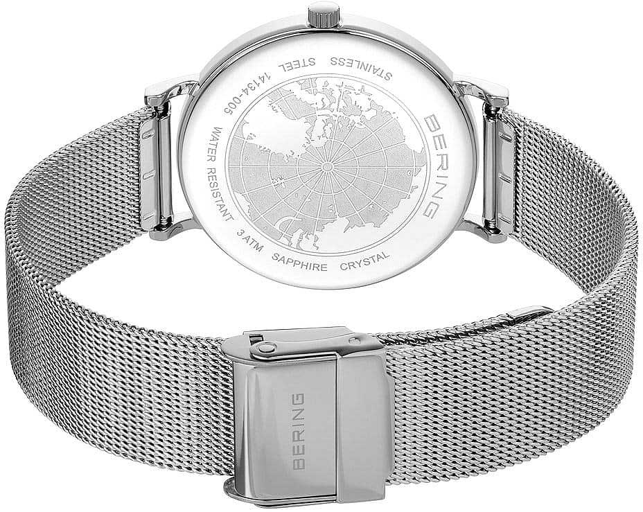Bering 14134-005-GWP Damenuhr • Saphirglas • Milanaise
