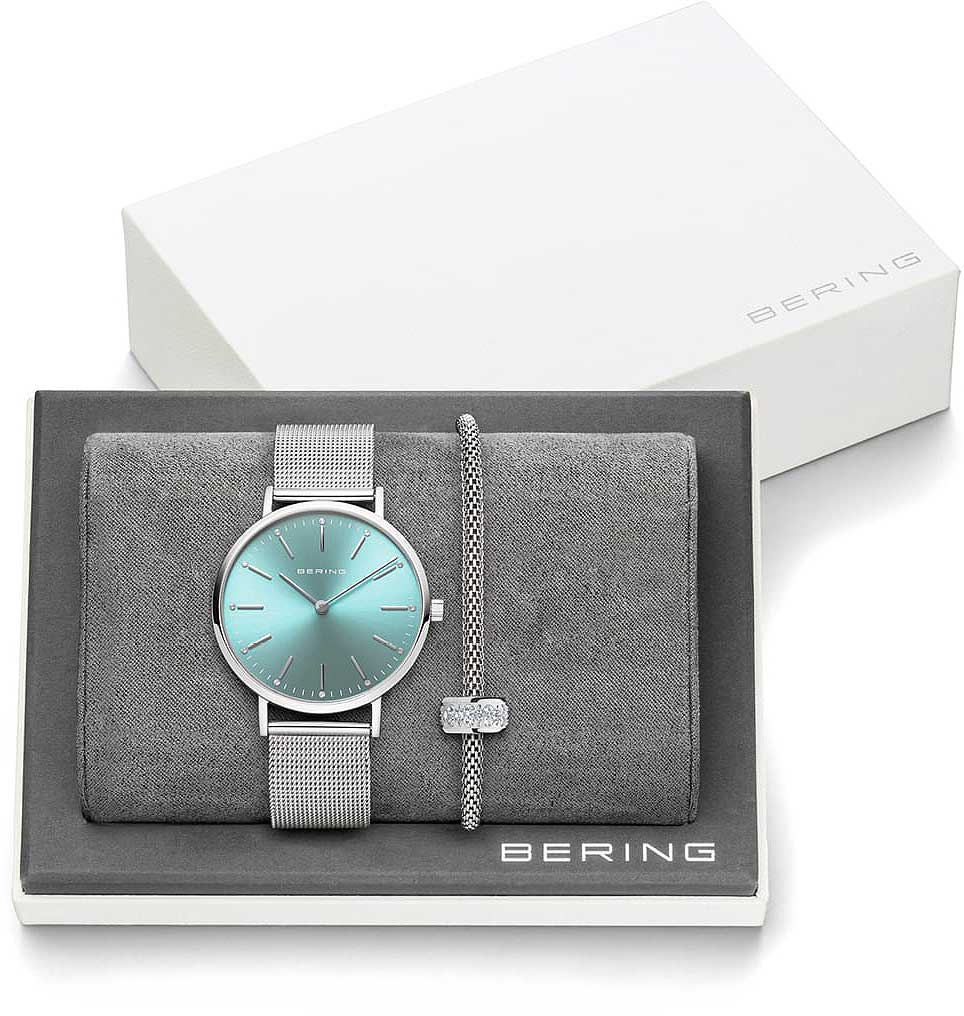Bering 14134-005-GWP Damenuhr • Saphirglas • Milanaise