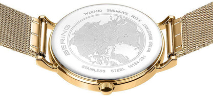 Bering Classic 14134-331 Montre pour Femme • Mouvement à quartz précis • Verre saphir inrayable