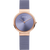 Bering Damenuhr mit blauem Zifferblatt und Milanaise-Armband in Roségold