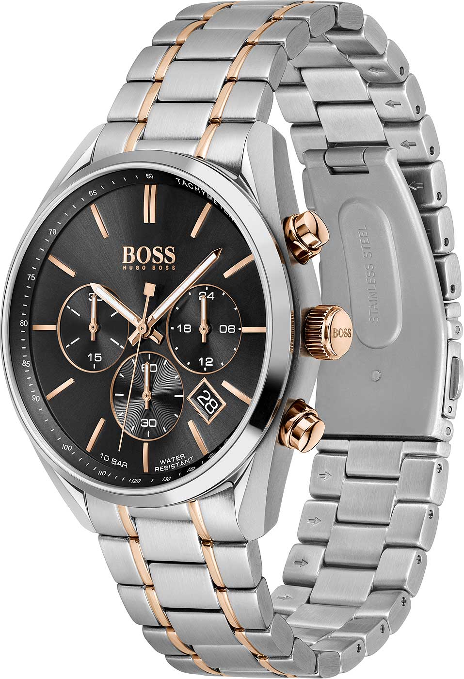 BOSS Champion 1513819 Men's Watch • Chronograph • Two-tone