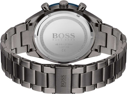 BOSS Santiago 1513863 Men's Watch • Chronograph • Blue/Grey