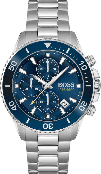 BOSS Admiral 1513907 Men's Watch • Chronograph • Stainless Steel