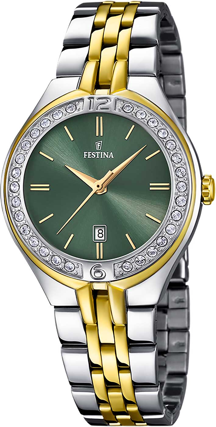 Festina Mademoiselle F16868/4 Women's Watch • Quartz Movement • Stainless Steel