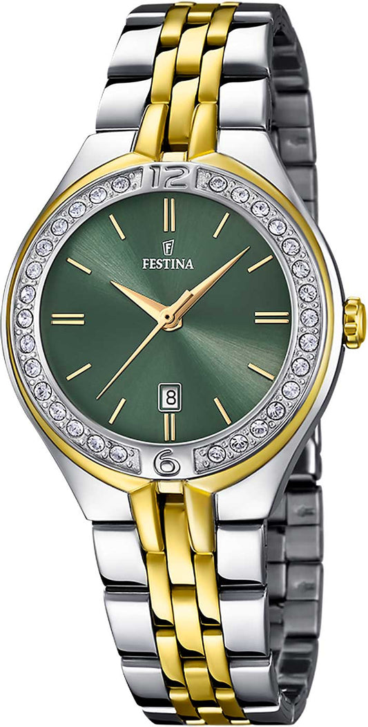 Festina Mademoiselle F16868/1 Damen Uhr • Quarz Uhrwerk • Robuster Edelstahl