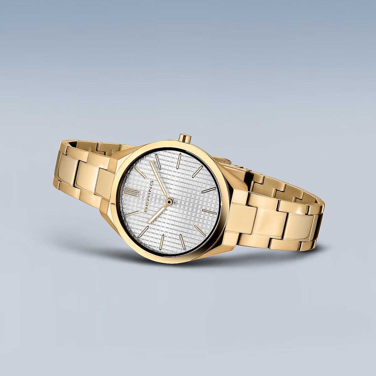 Bering Ultra Slim 17231-734 Damenuhr • Saphirglas • Gold