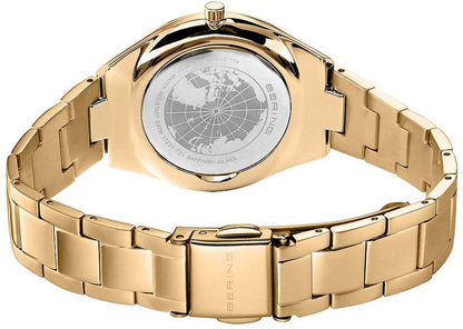 Bering Ultra Slim 17231-734 Damenuhr • Saphirglas • Gold