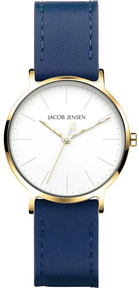 Jacob Jensen Timeless Nordic 176 Damen Uhr • Titan • Saphirglas