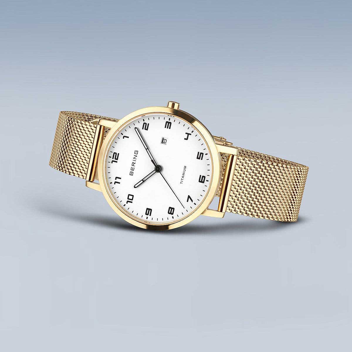 Bering Titanium 18634-334 Women's Watch • Sapphire Glass • Titanium