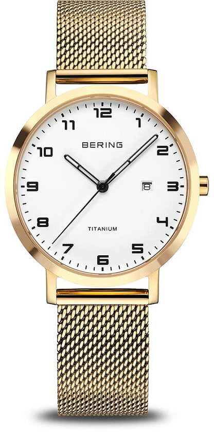 Bering Titanium 18634-334 Women's Watch • Sapphire Glass • Titanium