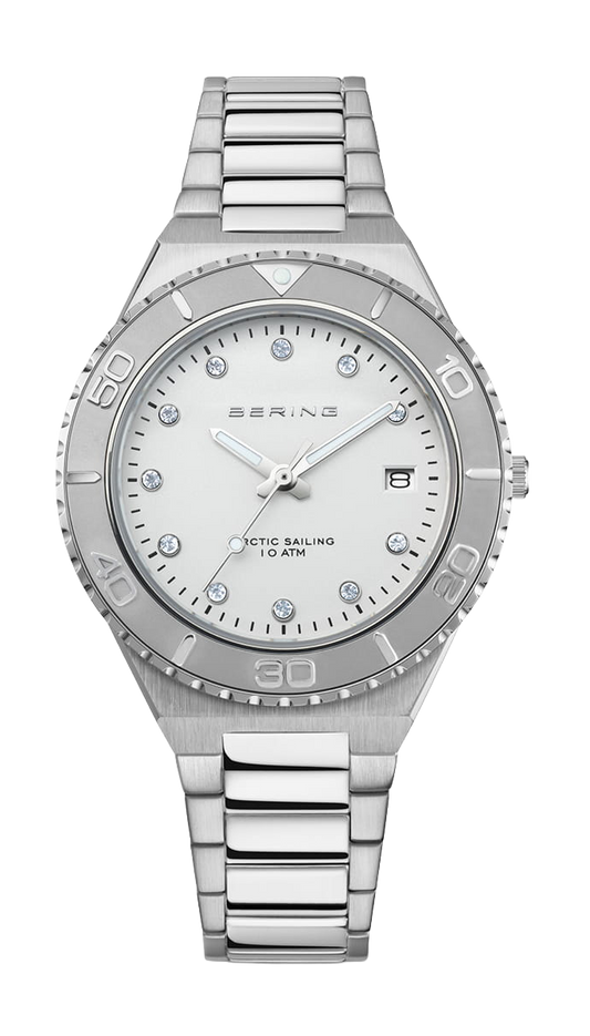 Bering Classic 18936-704 Damenuhr • Kratzfestes Saphirglas • Skandinavisches Design