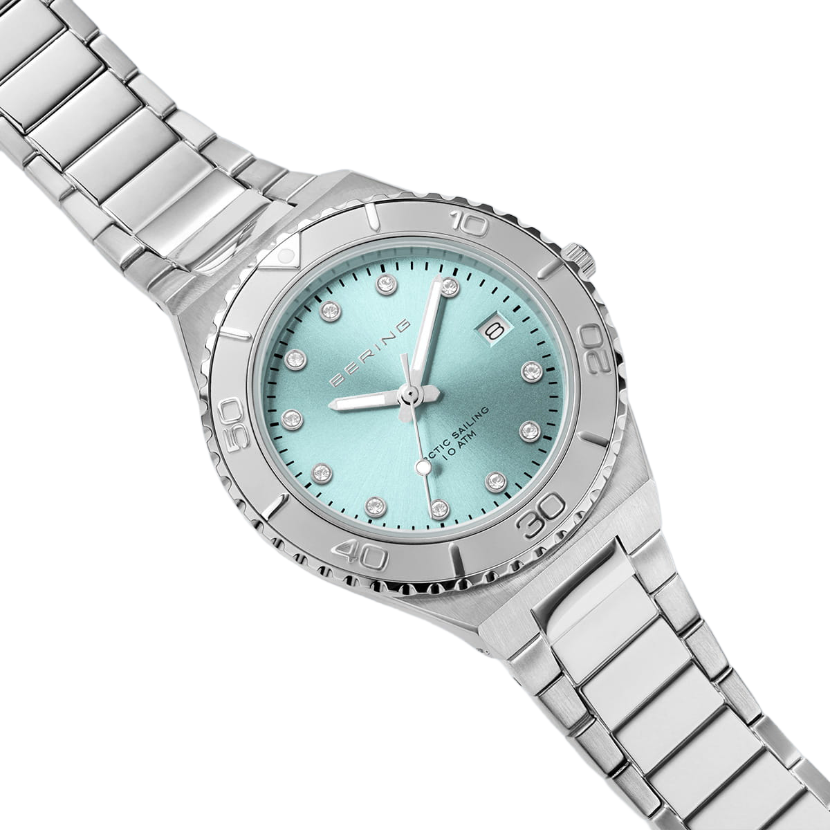 Bering Classic 18936-707 Damenuhr • Kratzfestes Saphirglas • Elegantes Gliederarmband
