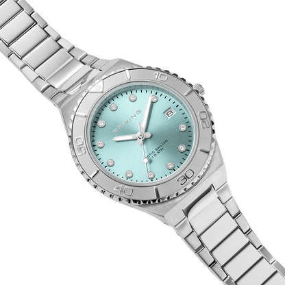 Bering Classic 18936-707 Damenuhr • Kratzfestes Saphirglas • Elegantes Gliederarmband
