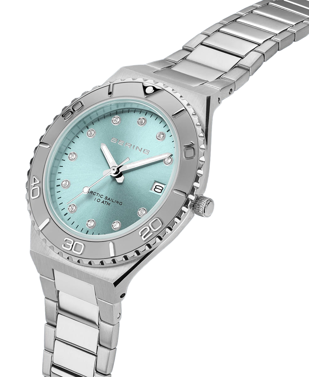 Bering Classic 18936-707 Damenuhr • Kratzfestes Saphirglas • Elegantes Gliederarmband