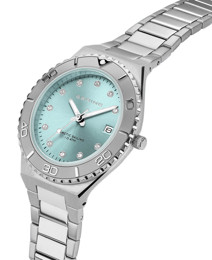 Bering Classic 18936-707 Damenuhr • Kratzfestes Saphirglas • Elegantes Gliederarmband