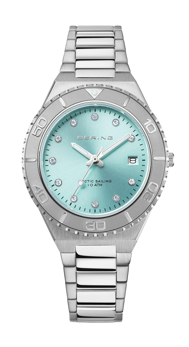 Bering Classic 18936-707 Damenuhr • Kratzfestes Saphirglas • Elegantes Gliederarmband