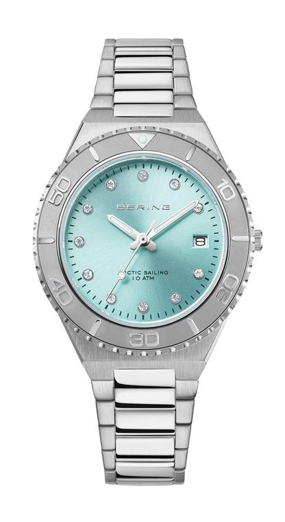 Bering Classic 18936-707 Damenuhr • Kratzfestes Saphirglas • Elegantes Gliederarmband