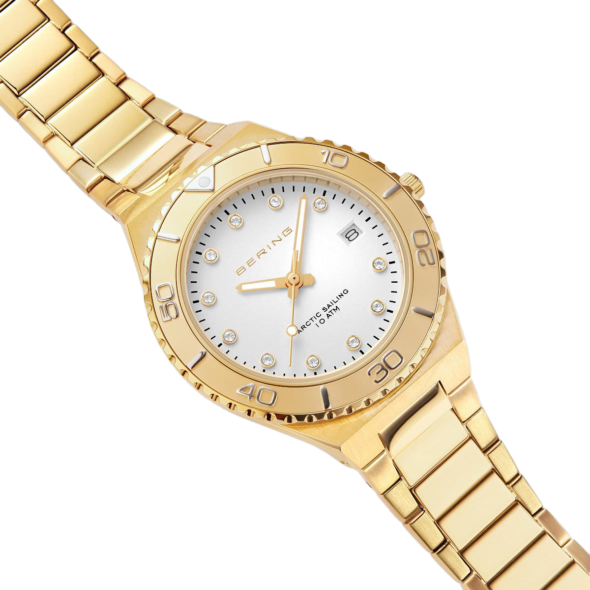 Bering Classic 18936-734 Damenuhr • Kratzfestes Saphirglas • Feines Milanaise-Armband