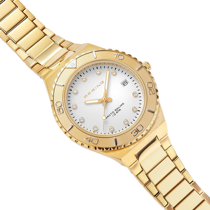 Bering Classic 18936-734 Damenuhr • Kratzfestes Saphirglas • Feines Milanaise-Armband