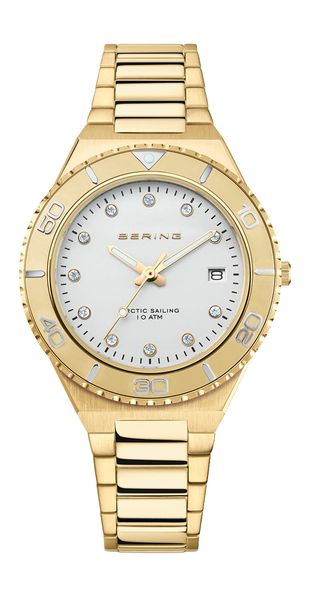 Bering Classic 18936-734 Damenuhr • Kratzfestes Saphirglas • Feines Milanaise-Armband