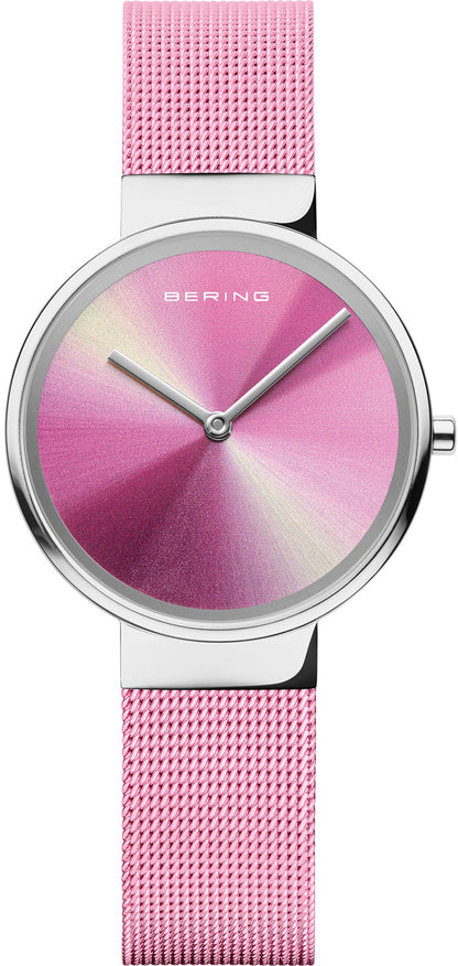 Montre pour femme Bering Classic Aurora 19031-999 • Verre saphir • Bracelet milanais