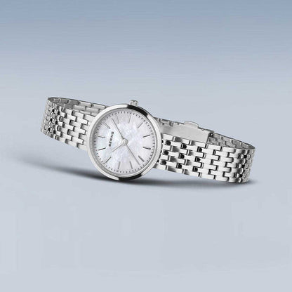 Bering Classic 19126-700 Ladies' Watch • Scratch-resistant sapphire crystal • Mother-of-pearl dial