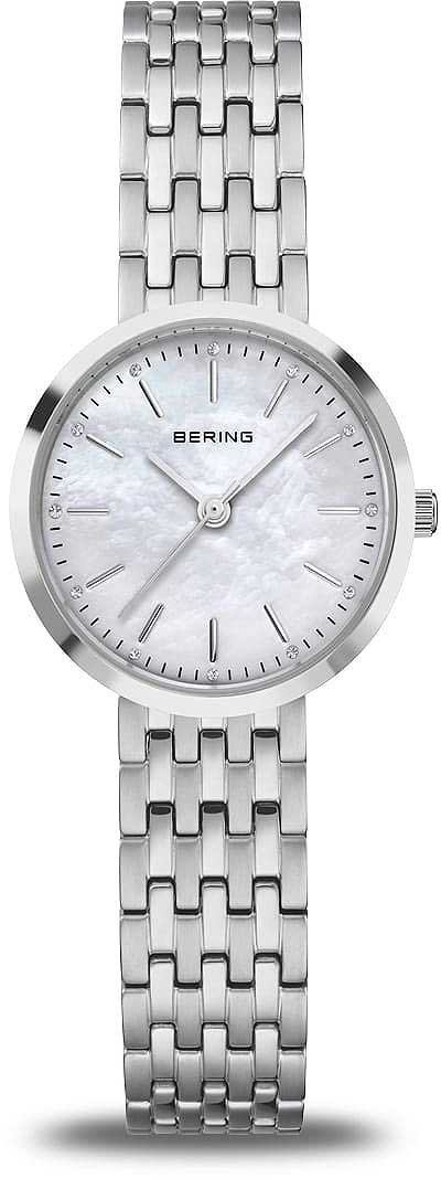 Bering Classic 19126-700 Ladies' Watch • Scratch-resistant sapphire crystal • Mother-of-pearl dial