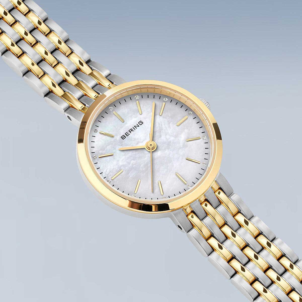 Bering Classic 19126-710 Ladies' Watch • Sapphire Glass • Mother-of-Pearl Dial