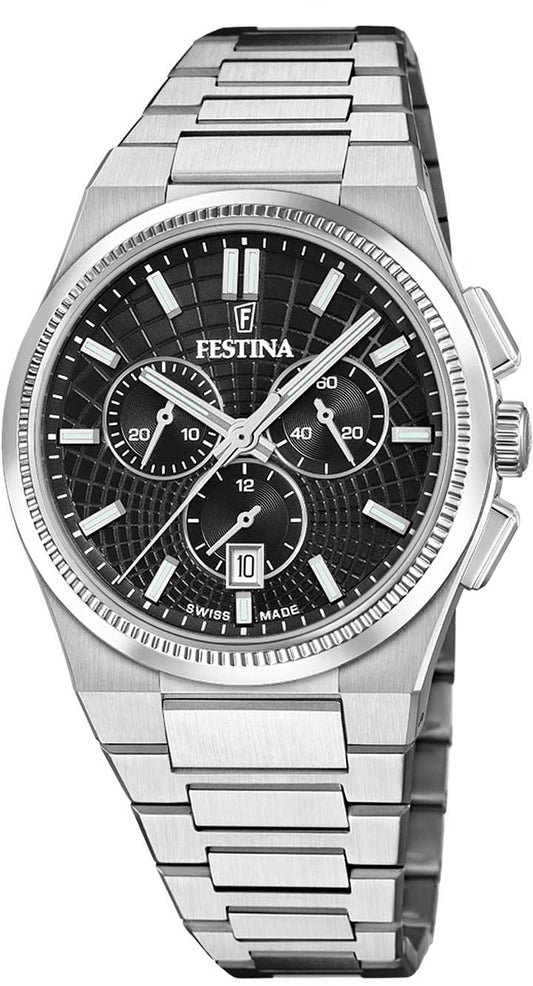 Festina Swiss Made F20059/4 Herrenuhr • Saphirglas • 10 ATM
