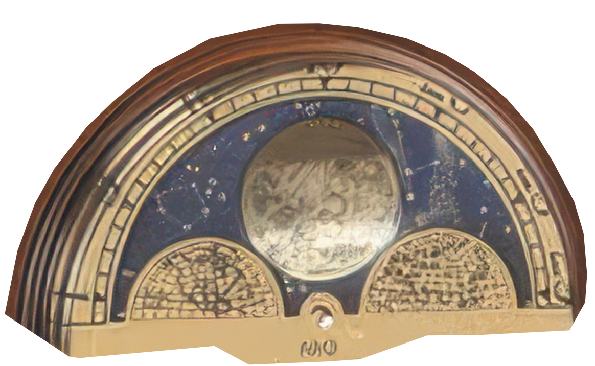 Horloge comtoise AMS 195x50x25 cm bois • Mouvement mécanique à chaînes de 8 jours • Mélodie Westminster