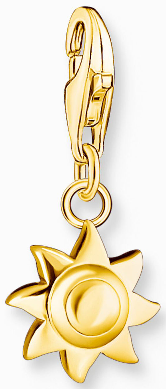 Charm Anhänger 3D-Sonne - 750 Gelbgold Vergoldung Thomas Sabo Modell: 2024-413-39