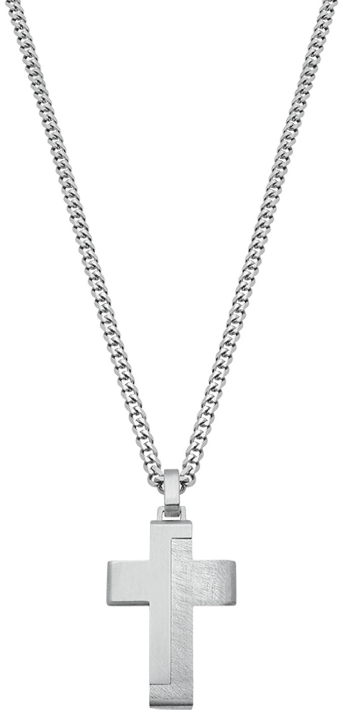 Panzerkette mit Kreuz Anhänger - s.Oliver Jewelry Modell: 2024253