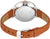 Montre femme boîtier en acier inoxydable bracelet en cuir - s.Oliver modèle : 2033482