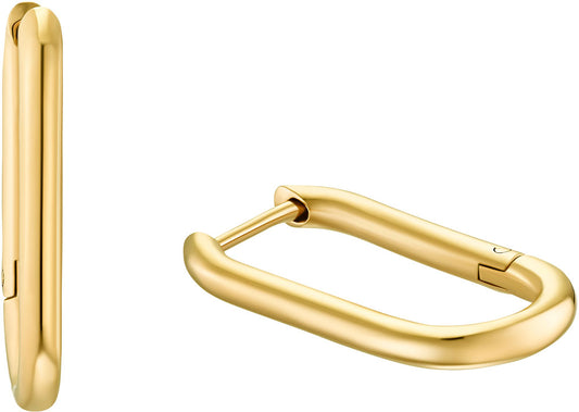 Creole Carabiner Yellow Gold - s.Oliver Jewelry Model: 2033906